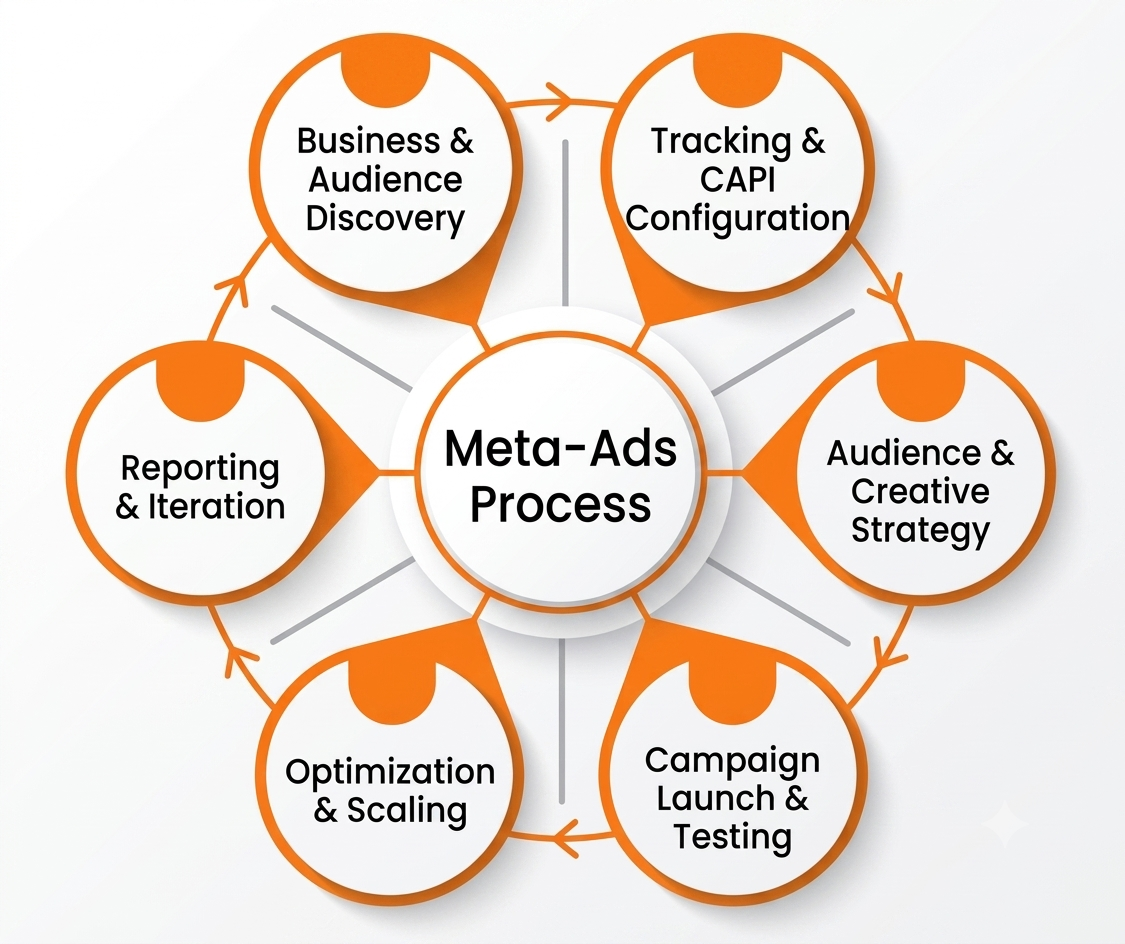 meta ads process, amigosit